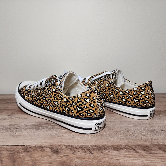 Converse Chuck Taylor All Star OX Low Leopard Gold Mens Shoes Size 9.5 - Picture 5 of 12